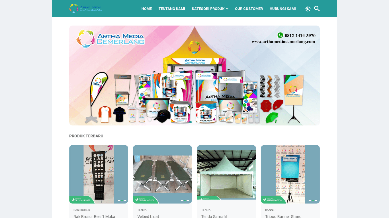 Artha Media Cemerlang - Exhibition Booths, Tents, and Promotional Products