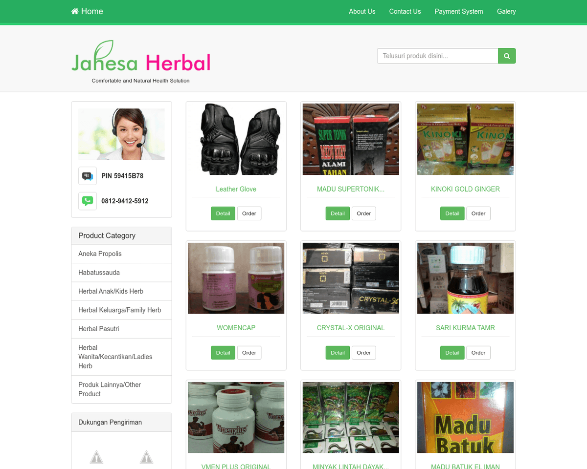 Jahesa Herbal - Distributor of Herbal Products and Natural Remedies